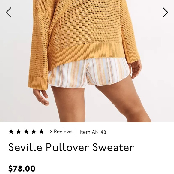 NWT Madewell Seville pullover sweater - Picture 5 of 6